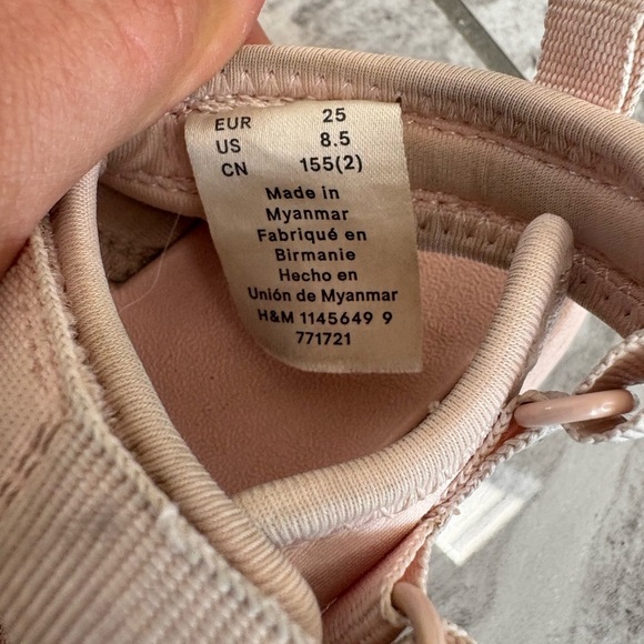 H&M Light Pink Kids Sandals - Picture 4 of 4